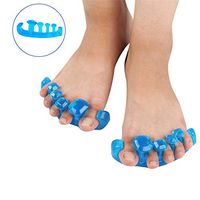 Toe Aligner, Toe Separators, Treat Thumb Valgus Relieve Pain and Painless Correction, Toe Separator Medical Silicone, Big Toe Bunion Separator,S