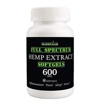 GreenIVe - Hemp Extract Soft Gels - Premium Quality Hemp Plant Extract - USA Farmed - Exclusively on Amazon (600mg 60 Count)