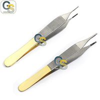 G.S 2 T/C ADSON BROWN + DRESSING FORCEPS 4.75" WITH TUNGSTEN CARBIDE INSERTS
