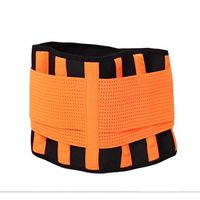 RONSHIN Sports Pain Relief Double Pull Lumbar Lower Back Support Brace Orange XL