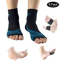 Plantar Fasciitis Foot Compression Socks- ACODQR Elasticity Foot Sleeves for Man and Woman Ankle Brace & Arch Support
