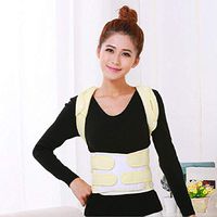 Health Care Product Corrective Back Suppot Belt Unisex Back Brace Posture Correction Belt , M