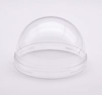 JMX Indoor/Outdoor Acrylic Camera Dome Cover Security Camera Housing (4.2 Inches, Transparent)