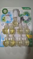 Air Wick scented oil plug in warmer with 9 refills Linen in Air + Forest Waters