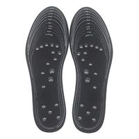 Eyeshadow Putars 1 Pair Magnetic Massage Shoe Pads Memory Foam Feet Cushion for Foot Care EVA + 18 Pieces Magnetic Stone + Cloth Based on Foot Pressure Points (Size: 29.5 x 9.5 cm)