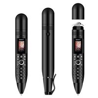 Rcsbtd Distant Capture (Black), Thaumaturgy Levelheaded, GSM, Support Bluetooth, Threefold SIM Twofold Standby, 0.96 inch Colour Screen, SERVO K08 Fluid Phone + Pen + Fan (Color : Black)
