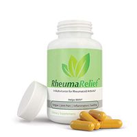 RheumaRelief - Natural Pain Relief Multivitamin for Arthritis with Turmeric, Vitamin B12, Ginger, Folic Acid, Vitamin D, Magnesium, Boswellia, Quercetin- Rheumatoid Arthritis and Osteoarthritis .03oz