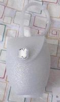 Bath & Body Works Pocketbac Holder - White with Glitter - Magnetic Pouch