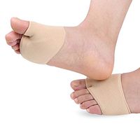Ball of Foot Cushions - Metatarsal Pads Forefoot Pads - Metatarsal Cushion Mortons Neuroma - Metatarsal Foot Pads - Gel Foot Cushion - Mortons Neuroma Callus Metatarsal (Beige, One Size)