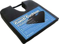 Coccyx Comfi Cushion 18" W x 15" D x 3"H to 1"H
