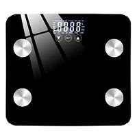 Weighing Scale Electronic Body Fat Scales Black LED Digital Weight Balance Floor Bathroom Scales Health Gifts,02