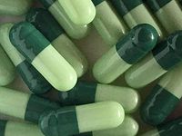 Empty Gelatin Capsules Size 4 Mint/Dark Green (1000)