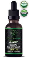 Doctor Hemp | Hemp Oil 1000mg | for Pain Relief, Anxiety, Stress Relief and Better Sleep | 100% Natural, Vegan, Non-GMO, Organic, Colorado Grown | 30 Serv, 33mg/Serv | Lemon-Lime