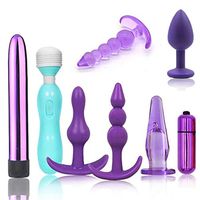 TPTPMAY 8 Beginner Trainer Kits Adullts Toy for Men Women Multiple Pieces Silicone Toys