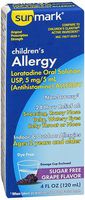 Sunmark Children's Allergy Liquid Sugar Free Grape Flavor - 4 oz