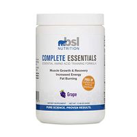 BSL Nutrition, Complete Essentials, Grape, Caffeine Free Pre-Workout, Amino Acid Supplement, Increase Energy, Support Muscle Growth and Recovery, 490 Gram jar (28 Servings)