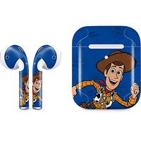 Skinit Decal Audio Skin for Apple AirPods with Wireless Charging Case - Officially Licensed Disney Sheriff Woody Design