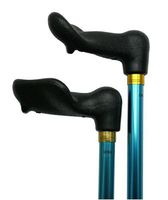 Unisex Adjustable Palm Grip Cane Right Hand Blue  -Affordable Gift! Item #DHAR-9051102