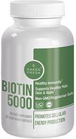 Naked Fresh Biotin 5000 mcg for Stronger Skin and Nails. Biotin for Hair Growth Supports Cellular Energy Production and Maintains Healthy Immunity.