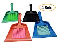 Mini Dustpan, Cleaning Broom & Brush (4 Dust Pans) Sweep & Clean Keyboards, Desktop, Table & Keyboards