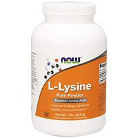 NOW Supplements, L-Lysine (L-Lysine Hydrochloride) Powder, Supports Collagen Synthesis*, Amino Acid, 1-Pound