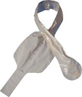 Coloplast Assura Two-Piece Cut-to-fit High Output Ileo Night Drainable Pouch 9/16" to 2" Stoma Opening, 2" Flange, 2 L, Transparent (Box of 5 Each)