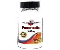 Pancreatin 1400mg * 100 Caps 100% Natural - by EarhNaturalSupplements