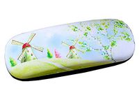 PU Leather Hard Shell Eyeglass Case Glasses Storage Case Protective Case for Glasses Cartoon Windmill - 05