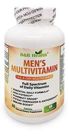 Men's Daily Multivitamin & Multimineral Supplement 60 Day Supply - Vitamins A B1 B2 B6 B12 С D3 E K Magnesium, Biotin, Zinc, Copper. Antioxidant for Heart & Immune Health 60 Tabs