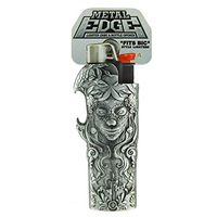Metal Lighter Case for BIC Lighters, Lighter Protector and Bottle Opener - Day of The Dead