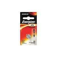 Energizer A76BP Button Cell Batteries, 1.5V, 6/PK (145 mA Hours)
