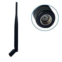 Beyondoor 2.4G 5dbi Antenna,WiFi Rubber 5dbi Gain Antenna Frequency 2400-2500mhz for Network Router/IP/PC/Camera/USB Adapter/PCI PCIe Cards with RP SMA Rotation Male Connector