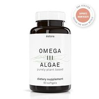 ESTORA Omega 3 DHA Algae Vegan Microalgae Algal Oil Supplement (60 Soft Gel Capsules)