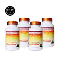 Vision Smart Center Ultra Strength GLA 3000mg Blackcurrant Seed Oil 460mg GLA (4 Bottle-Set) Blackcurrant Ultra GLA Reducing Frequency and Severity of Allergies 180 Soft Gels