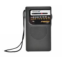 Portable Pocket Size AM/FM Pocket Radio with Built-in Speaker - by Home-X