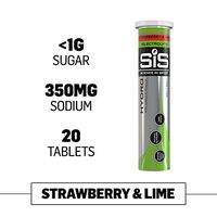 Science in Sport Go Hydro Tablets, Strawberry and Lime Flavored Hydration & Endurance Supplement Drink - 20 Tablets