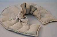 Herbal Hemp Neck and Shoulder Thera Heat Pack, 6 Unit Value Pack, Hemp Ingredients and Hemp Fabric, Sterling Grey