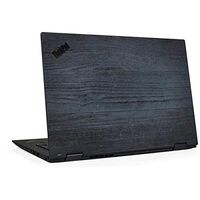 Skinit Decal Laptop Skin for Thinkpad X1 Yoga (3rd Gen 2018) - Officially Licensed Originally Designed Charcoal Wood Design