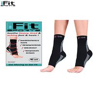 Plantar Fasciitis Support For Men & Women Heel Support,Arch Support Sock/ Ankle Sock Compression Medical Technology.Sports Sock,Arch Support.Pain Relief Sock. (Black, Medium)Foot Sleeve( Pair)