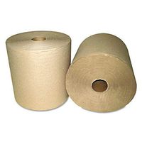 GER1921 - Hardwound Towel, Brown, One-Ply, 800 Ft, 6/Ct