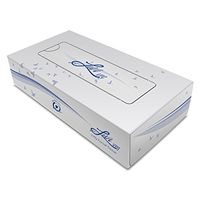 Solaris Paper 11513 Livi VPG Flat Box Facial Tissue, 2 ply, 8.37" x 8.07", Plain Emboss, White (Pack of 30)