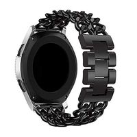 Lyperkin Compatible with Samsung Galaxy Watch 46mm Band,Fashion Classic Luxury Stainless Steel Strap Band Bracelet Replacement Strap Watchband Compatible with Samsung Galaxy Watch.