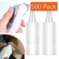 Ear Thermometer Probe Covers/Refill Caps/Lens Filters for All Braun ThermoScan Models and Other Types Disposable[500-Pack]