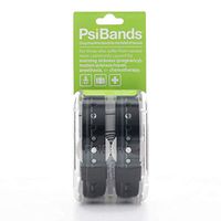 Psi Bands Acupressure Wrist Bands for The Relief of Nausea (Racer Black)