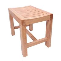 AIAIⓇ Raw Wood Bath Stools - Non Slip Support Durable Stability Handy Cleaning Strong Construction Lightweight for Wet Room Elderly Disabled Mentally Retarded Person Pregnant Woman Child