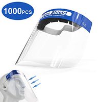 1000 Pack Face Shield Reusable Full Face Transparent Breathable Windproof Dustproof (1000 Pack)