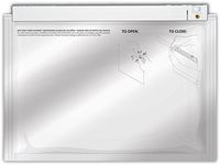 Medium Child-Resistant Silver Plastic Zip Lock Opaque 9" x 6" Bags