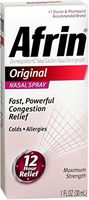 Afrin Nasal Spray Original 30 mL (Pack of 10)