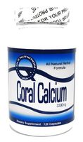 Coral Calcium ^ 120 Capsules - Source 74 Minerals and Elements 3300 Mg Per Serving - GLS Nutrition