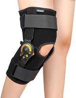 Nvorliy Hinged ROM Knee Brace Adjustable Knee Immobilizer Support for Arthritis, ACL, PCL, Meniscus Tear, Tendon, Osteoarthritis, Post OP Recovery - Leg Stabilizer for Men & Women (Large)